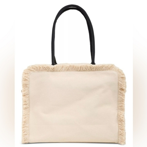 🖤🔹️Karl LAGERFELD🔹️ Tote beige “elegance is an attitude” NWOT - Picture 3 of 5